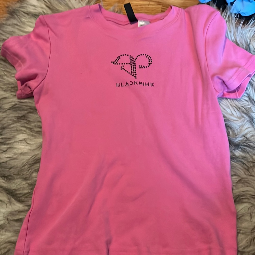 Pink Graphic Top